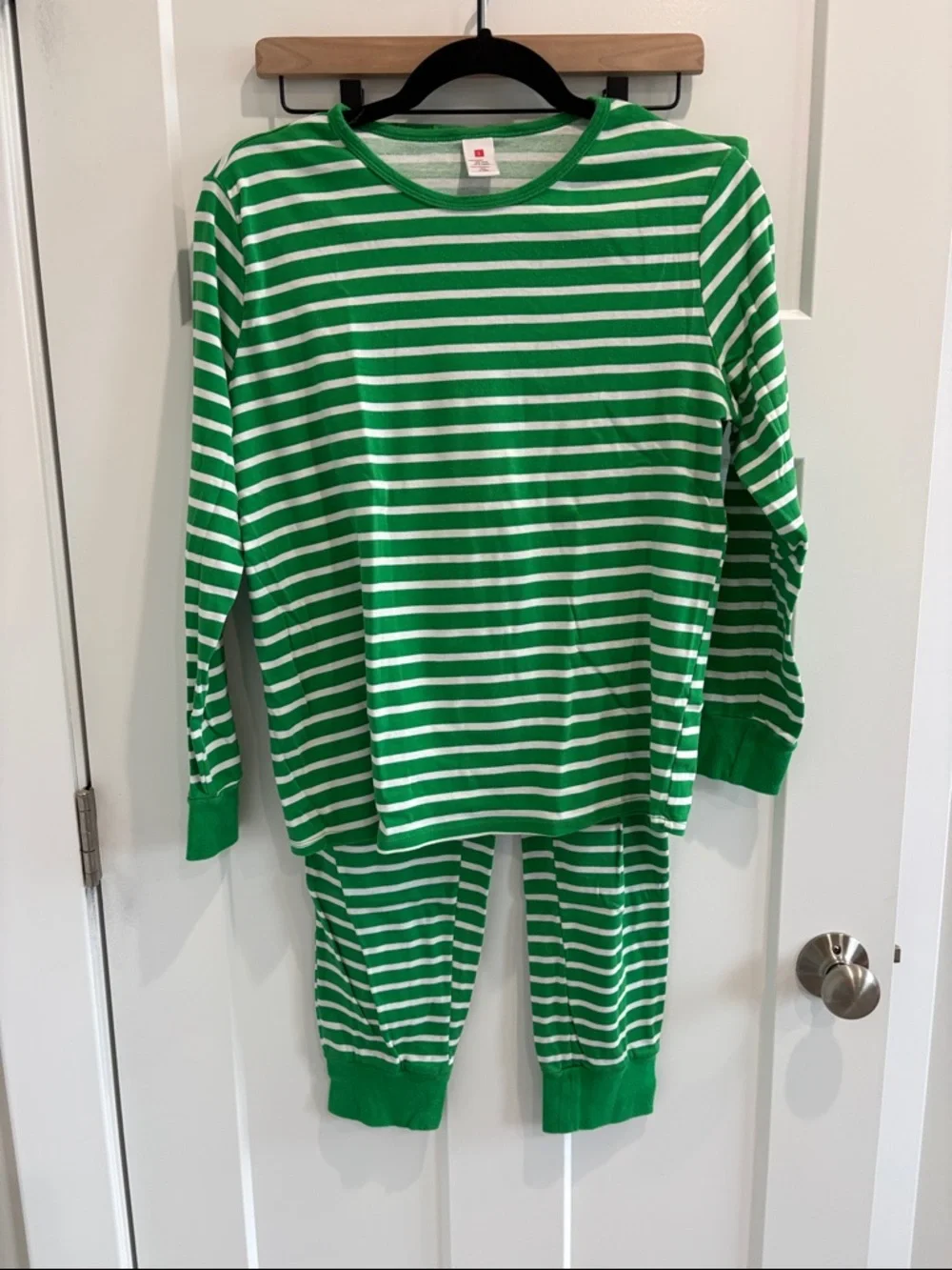 Target Green & White Striped Women’s Long-Sleeve Pajama sets- 2 sets - Picture 1 of 6